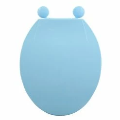 Remise 🧨 MSV Abattant WC PP Bleu Clair - Charnières PS 🤩