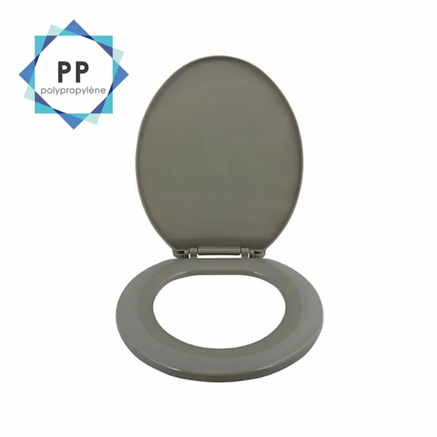 Coupon ✔️ MSV Abattant WC PP Taupe - Charnières PS 🛒 2 Coupon ✔️ MSV Abattant WC PP Taupe - Charnières PS 🛒 – Image 2