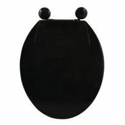 Remise ✔️ MSV Abattant WC PP Noir - Charnières PS 💯