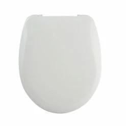 Meilleur prix 🤩 MSV Abattant WC Thermo Dur ARENA Blanc - Charnières Inox 🎉