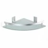 Le moins cher 😀 MSV Etagère d'angle de douche à fixer TABARCA Alu & Verre Satiné 🤩