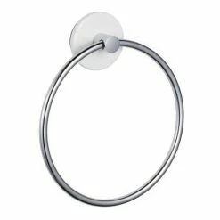 Métal Soldes 7 Top 10 ✨ MSV Anneau Porte Serviettes mural en Zinc MALTA M Chromé 🌟