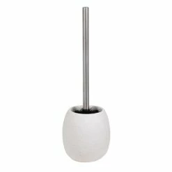 Vente flash 🎉 MSV Brosse Wc avec support Céramique Mati Blanc ❤️