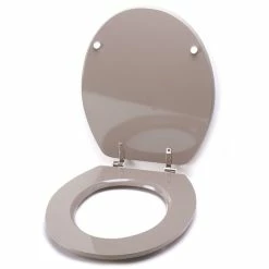 Remise 👏 MSV Abattant WC MDF Finition Brillante Taupe - Charnières Inox 🎉 5 Remise 👏 MSV Abattant WC MDF Finition Brillante Taupe - Charnières Inox 🎉 -Métal Soldes 3700703956617 2