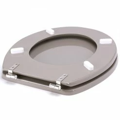 Remise 👏 MSV Abattant WC MDF Finition Brillante Taupe - Charnières Inox 🎉 6 Remise 👏 MSV Abattant WC MDF Finition Brillante Taupe - Charnières Inox 🎉 -Métal Soldes 3700703956617 3