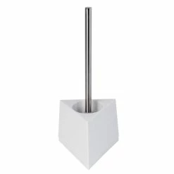 Coupon 🛒 MSV Brosse Wc avec support Polyresine SUEZ Blanc 🌟