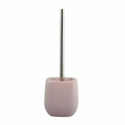 Offres ✔️ MSV Brosse Wc avec support Céramique LOUISE Rose Pastel ⌛
