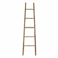 Nouveau 😉 MSV Porte Serviettes Echelle 5 niveaux Bambou ⭐