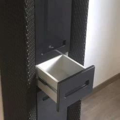 Bon marché 🔥 ByCA Colonne Charleston Noir Cendre - 170 cm 🔥 -Métal Soldes 3701034607551 4