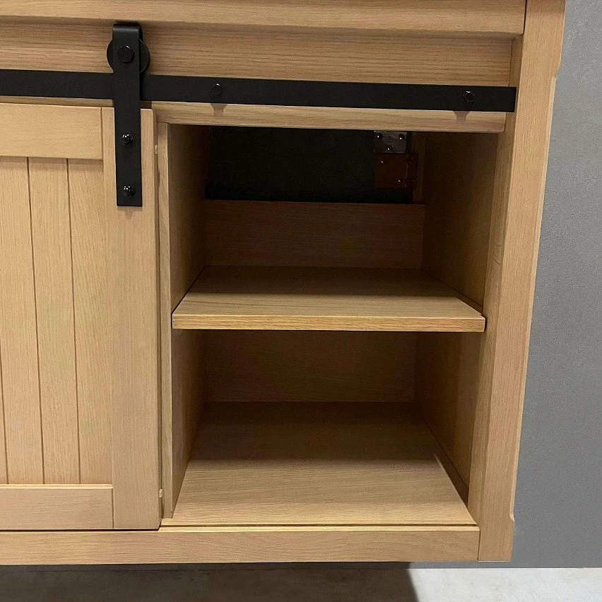 Sortie 💯 ByCA Ensemble meuble 123 cm en chêne blanchi et son miroir tablette - Authentica 😉 3 Sortie 💯 ByCA Ensemble meuble 123 cm en chêne blanchi et son miroir tablette - Authentica 😉 – Image 3