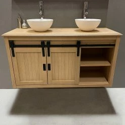 Sortie 💯 ByCA Ensemble meuble 123 cm en chêne blanchi et son miroir tablette - Authentica 😉 11 Sortie 💯 ByCA Ensemble meuble 123 cm en chêne blanchi et son miroir tablette - Authentica 😉 -Métal Soldes 3701034611688 6