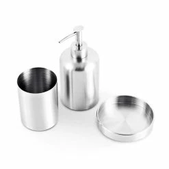 Promo 🧨 Set De Salle De Bain 3 Pieces En Inox Sdb3 De La Marque Harper 🎉