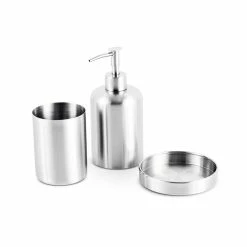 Promo 🧨 Set De Salle De Bain 3 Pieces En Inox Sdb3 De La Marque Harper 🎉 -Métal Soldes 3760139039728 6
