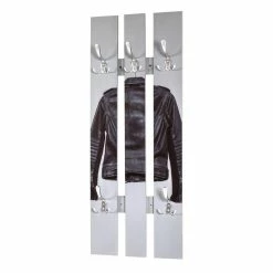 Coupon 🔔 Paris prix Patère Murale Vintage "Blouson" 100cm Gris & Noir ⌛