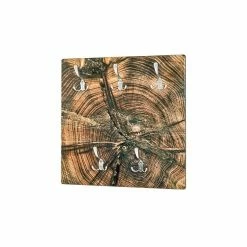 Tout neuf 👍 Alo Patere murale, MDF, Imprimé par UV, 5 Crochets en acier, 60 x 9 x 60 cm, 17867 😉