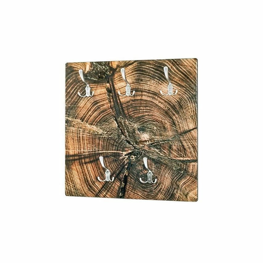 Tout neuf 👍 Alo Patere murale, MDF, Imprimé par UV, 5 Crochets en acier, 60 x 9 x 60 cm, 17867 😉 1 Tout neuf 👍 Alo Patere murale, MDF, Imprimé par UV, 5 Crochets en acier, 60 x 9 x 60 cm, 17867 😉