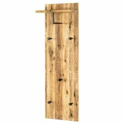 Vente flash 🎁 Paris prix Patère Murale 5 Crochets & Cintre "Royal Oak" 100cm Naturel 🎁