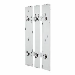 Remise 🌟 Paris prix Patère Murale Vintage "6 Crochets" 100cm Blanc 💯