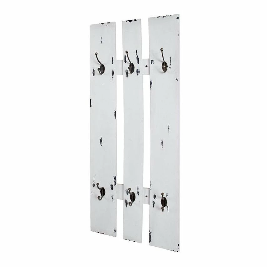 Remise 🌟 Paris prix Patère Murale Vintage "6 Crochets" 100cm Blanc 💯 1 Remise 🌟 Paris prix Patère Murale Vintage "6 Crochets" 100cm Blanc 💯