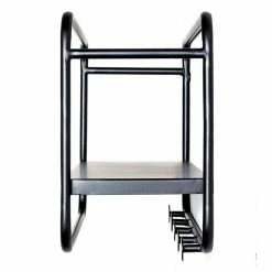 Meilleure vente ⌛ Paris prix Patère Murale 4 Crochets "Victoire" 45cm Noir ✔️ -Métal Soldes 4001070235060 3