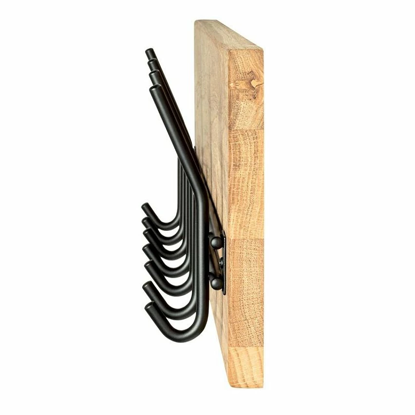 De gros đ Paris prix PatĂšre Murale 7 Crochets "Azert" 60cm ChĂȘne â 3 De gros đ Paris prix PatĂšre Murale 7 Crochets "Azert" 60cm ChĂȘne â â Image 3