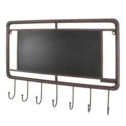 Grosses soldes 👍 Paris prix Patère Murale 7 Crochets "Écritoire" 65cm Naturel 🧨