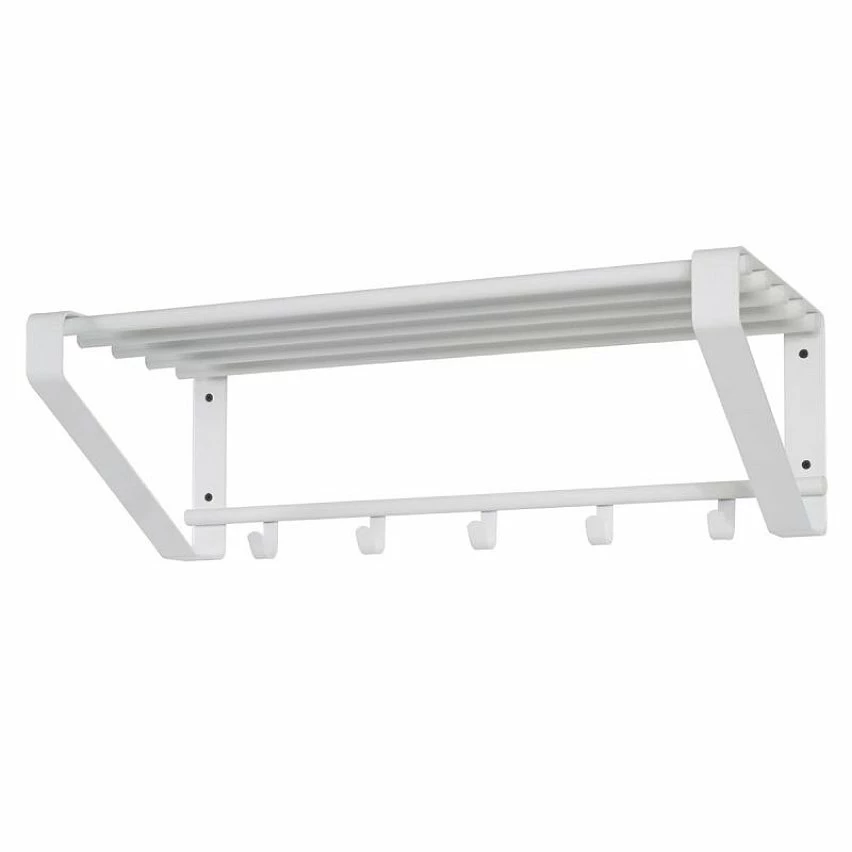 Acheter 👏 Paris prix Patère Murale 5 Crochets "Étagère" 65cm Blanc ❤️ 1 Acheter 👏 Paris prix Patère Murale 5 Crochets "Étagère" 65cm Blanc ❤️