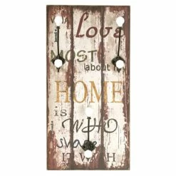 Promo 👏 Paris prix Patère Murale Déco Vintage "3 Crochets" 60cm Naturel ✨