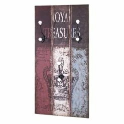 Meilleure vente 👏 Paris prix Patère Murale 3 Crochets "Royals" 80cm Multicolore 🧨