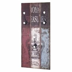 Grosses soldes 🥰 Paris prix Patère Murale 4 Crochets "Royals" 100cm Multicolore 😉