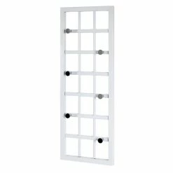 Le moins cher ✔️ Paris prix Patère Murale 6 Crochets "Grillage" 60cm Blanc Laqué 🔔