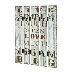 Offres 🛒 Paris prix Patère Murale Vintage "Love" 100cm Bleu ❤️