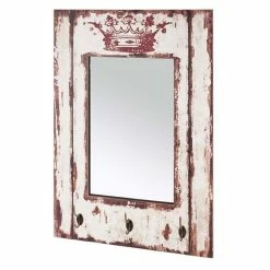 Meilleur prix 🔥 Paris prix Patère Murale 3 Crochets "Miroir" 80cm Marron 🤩