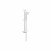 Offres 🥰 GROHE Ensemble de douche 3 jets Tempesta 100 27600001 - Barre de douche 60 cm -Limiteur de débit -Anti-calcaire -Porte-savon -C 😀