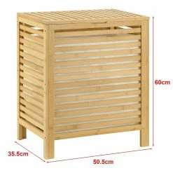 Remise 🔥 Panier à Linge avec Sac Skövde 65 Litres [en.casa] 😀 -Métal Soldes 4059438584909 3