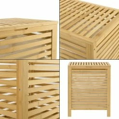 Remise 🔥 Panier à Linge avec Sac Skövde 65 Litres [en.casa] 😀 -Métal Soldes 4059438584909 7