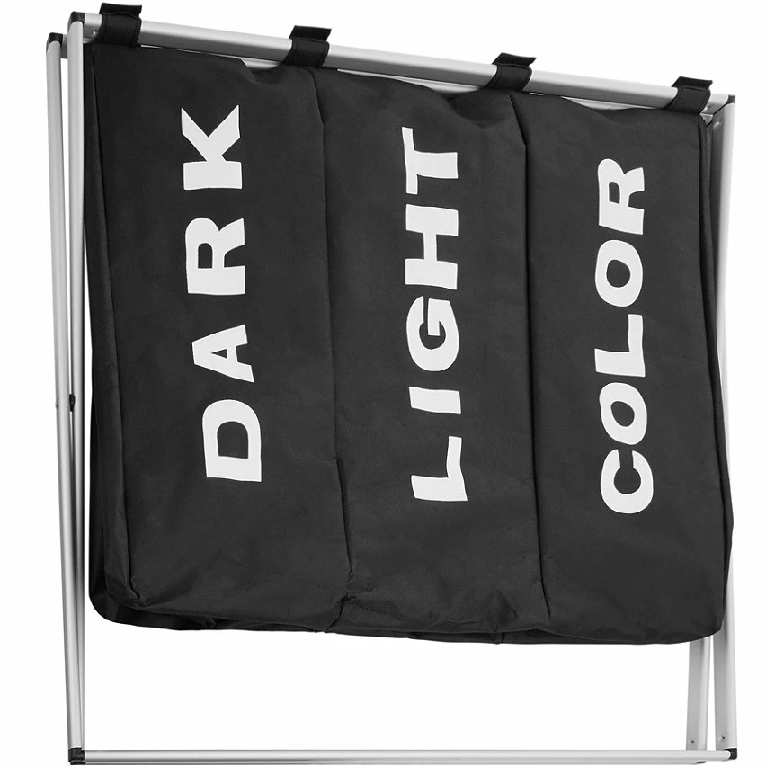 Nouveau 🎁 Tectake Panier à linge triple - beige ❤️ 12 Nouveau 🎁 Tectake Panier à linge triple - beige ❤️ – Image 12