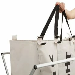 Nouveau 🎁 Tectake Panier à linge triple - beige ❤️ 22 Nouveau 🎁 Tectake Panier à linge triple - beige ❤️ -Métal Soldes 4061173017765 6