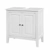 Vente flash 👍 SoBuy® FRG202-W Meuble Sous-Lavabo Dessous de lavabo ou Evier Meuble de Salle de Bain 😍