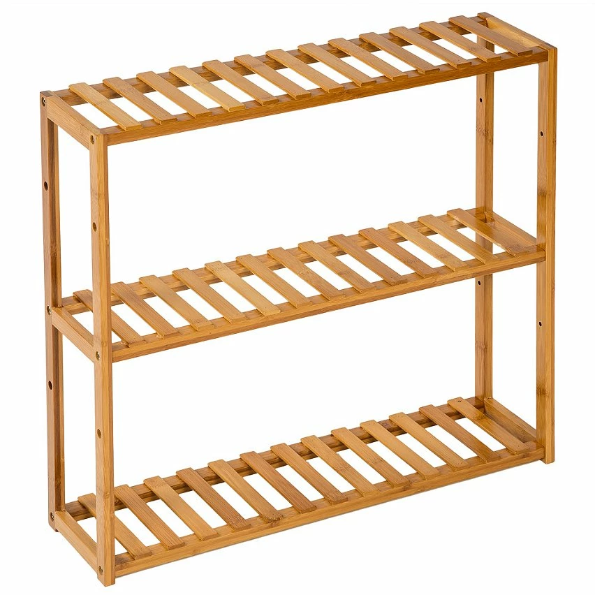 Meilleure affaire ✔️ Tectake Étagère en Bambou 3 niveaux 60x15x54,5cm 🎉 1 Meilleure affaire ✔️ Tectake Étagère en Bambou 3 niveaux 60x15x54,5cm 🎉
