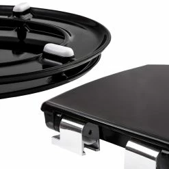 Vente flash 🌟 Tectake Abattant WC - noir 🎉 -Métal Soldes 4260490482564 4