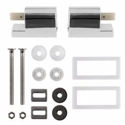 Vente flash 🌟 Tectake Abattant WC - noir 🎉 -Métal Soldes 4260490482601 5