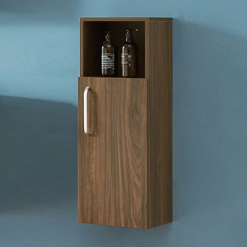 Grosses soldes 😀 AICA Sanitaire armoire de rangement noyer avec une niche ouvert + une porte 30 x 26,8 x 85 cm ⌛ 3 Grosses soldes 😀 AICA Sanitaire armoire de rangement noyer avec une niche ouvert + une porte 30 x 26,8 x 85 cm ⌛ – Image 3