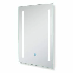 Meilleur prix 🥰 AICA Sanitaire Aica Miroir de Salle de Bain Anti-buée Miroir Lumineux LED Vertical ou Horizontal Blanc Froid , Interrupteur Tactile 60 * 80cm 🔔