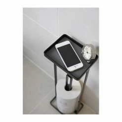 Bon marché 🤩 Calicosy Porte papier toilette avec support téléphone 🔥 -Métal Soldes 4903208077408 4