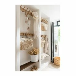 Offres 👏 Calicosy Set de 3 paniers ronds en jacinthe d'eau naturelle 👏 -Métal Soldes 5400924111304 4