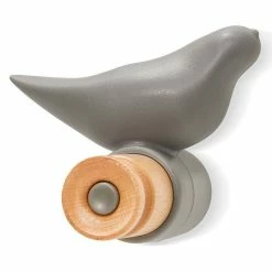 Métal Soldes 11 Meilleure affaire ✔️ Paris prix Patère 1 Crochet Design "Oiseau" 11cm Gris 😍