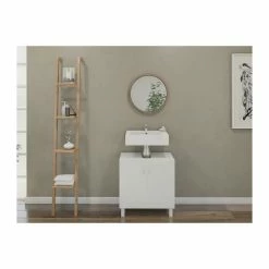 Top 10 ⭐ Alo ESSENTIEL - Meuble sous lavabo 2 portes - Blanc 🔔 -Métal Soldes 5906365569648 5