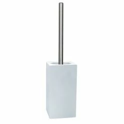 De gros 💯 Spirella Brosse Wc avec support Porcelaine QUADRO Blanc ✨