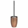 Grosses soldes 👍 Spirella Brosse Wc avec support Céramique DARWIN 🔨 HAMMERED Cuivré 🤩